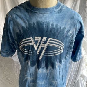 Van Halen Tie Dye Blue Concert T-shirt!